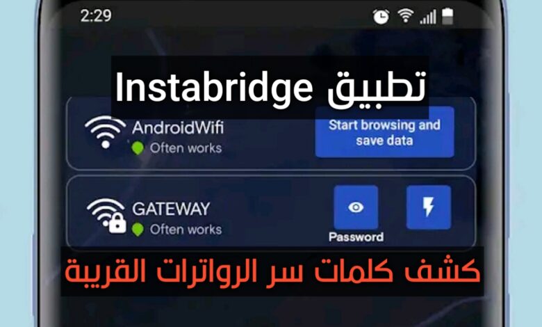 تطبيق كشف كلمات سر الرواترات القريبة